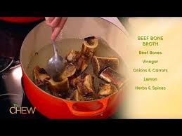 How To Make Beef Bone Broth The Chew Youtube