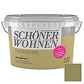 Alpina farbrezepte weiter horizont matt 2,5 liter. Schoner Wohnen Wandfarbe Trendfarbe Bamboo 2 5 L Matt Bauhaus