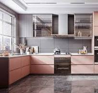 Thailand Burma India Hot-selling Modular Modern Shaker Style Solid Wood  Kitchen Cabinets Made in Vietnam