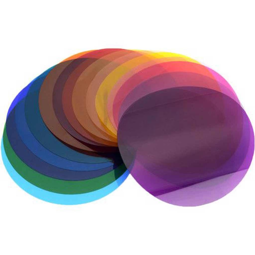 Godox V-11C Color Effects Filter Set for Round Flash Heads