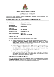10.00 pagi hingga 3.00 petang tempat : Kerajaan Page 3 Jawatan Kosong Terkini Malaysia