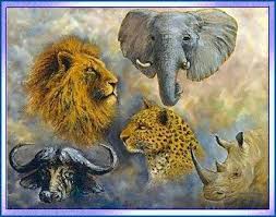 The Big 5 Refers To The Great Wild Beasts Of Africa All Of Which Can Be Found In South Africa Lion Elephant Leopard Africa Majestic Animals South Africa