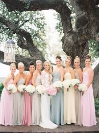 Bridesmaid Dresses In Various Colors Photo By Taylor Lord Https Ruffledblog Com Spring Wedd Bridesmaid Dresses Pastel Bridesmaids Pastel Bridesmaid Dresses