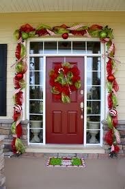 Good Ideas Here And She Used Command Hooks On The Stone Area At Th Christmas Decorations Diy Outdoor Merry Christmas Decoration Outdoor Christmas Decorations