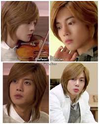 Yoon Ji Hoo, portrayed by Kim Hyun-joong in the 2009 drama *Boys Over  Flowers*, is a calm, reserved, and sensitive member of the F4. He is a  talented musician with a gentle