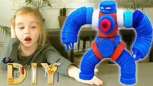 Découvrez aujourd'hui une chouette activité récup à base de bouchons et de vis. Diy Confection D Un Robot A Partir De Bouchons De Bouteilles En Plastique Youtube
