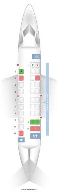 Embraer 120 Brasilia Seat Map