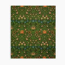 So wirkt ein grüner teppich in deiner wohnung: William Morris Tapisserie Teppich Rot Gruner Teppich Asiat Poster Von Antiqueart Redbubble