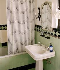 diy beaded shower curtain