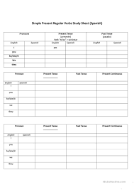 Simple Present Regular Verb Study Sheet English Esl Worksheets Verbs Tense Grammar Drills Regular Verbs Present Tense English Worksheets Worksheets Historical Math Problems Math Number Puzzles With Answers Mathematical Games For Adults