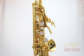 Yamaha Ligature Soprano Saxophone Gold Lacquer Yamaha Model Yanagisawa  Elimona Soprano Sax Gold Lacquer Twin Neck | Canada Soprano Saxophone  Players