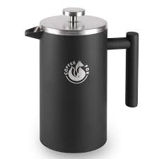 French Press Kaffeekanne Aus Doppelwandigem Edelstahl Weisse Pressfilterkanne Franzosische Kaffeepresse Kuche Haushalt Mit Bildern Kaffee Zubereiten Kaffeekanne Kaffee