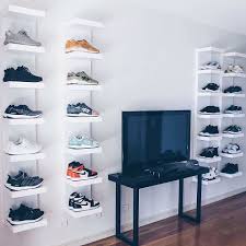 If you've noticed i hang my shoes on my wall, it looks amazing. Buy Shoe Display Bedroom Off 68
