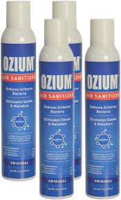 Amazon Com Ozium Air Sanitizer Reduces Airborne Bacteria Eliminates Smoke Malodors 8oz Spray Air Freshener Original 4 Pack Health Personal Care