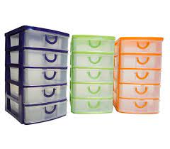 The average price for storage drawers ranges from $10 to $700. 5 Drawer Mini Dorm Organizer