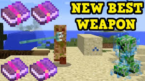 Minecraft 1 13 Trident Best Weapon 4 New Enchantments Youtube