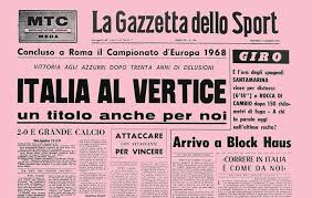 Nel 1968 viene lanciato il primo telstar e subito utilizzato nell'ultimo europeo vinto dall'italia. Figc
