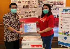 Tahun membuat kami menyatu dengan para pelanggan kami. Pt Ariston Thermo Indonesia Menyumbangkan 150 Unit Pemanas Air Water Heater Untuk Mendukung Para Pekerja Medis