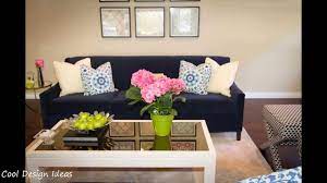 Signature design by ashley havalance flip top sofa table. Living Room Ideas With Navy Blue Sofa Youtube