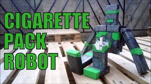 How To Make A Robot From Cigarette Packs Watch And Learn 5 Youtube