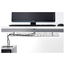 Signum Kabelkanal Horisontell Silverfargad Ikea In 2020 Cable Management Cable Management Desk Cable Management Diy