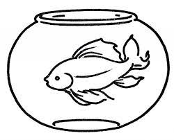 Goldfish coloring page with wallpapers dual monitor to pages. Free Clipart Goldfish In Bowl Line Art The Graphics Fairy Fish Clipart Black And White Ocean Coloring Pages Goldfish