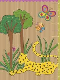 Jungle Animals Growth Chart Kids Activity Books Growth
