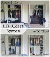 Home Apartment Closet Organization Diy Closet System Bedroom Organization Closet