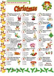 A Quiz About Christmas I Hope You Like It Esl Worksheets Christmas Quiz Christmas Worksheets Christmas Trivia