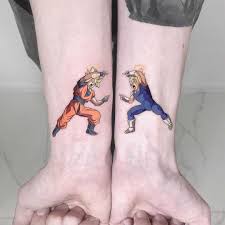 Dragon Ball Z Fusion Tattoo By Eden Kozo Inked On Both Wrists Reborn Tattoo Dbz Tattoo Dragon Ball Tattoo