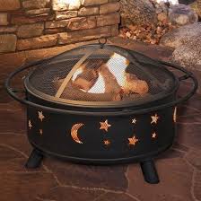Maybe you would like to learn more about one of these? Pure Garden Fire Pit Set Wood Burning Pit With Spark Screen Cover And Log Poker 30 Round Star And Moon Firepit Black M150018 Best Buy
