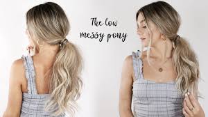 It has a cool '90s appeal and will suit 10. Aveda How To Messy Low Ponytail Tutorial With Jessica Howell Youtube