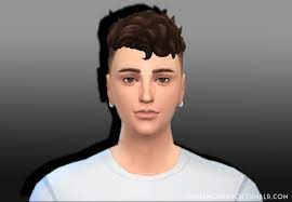 The Sims 4 Cc Daniel Howell Hobbit Hair Click Visit To Download Sims 4 Hair Male Sims Hair Sims 4 Curly Hair