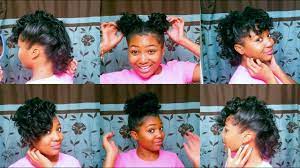 Perms give hair a lively, energetic look with tons of curls or waves. 10 Quick Easy Hairstyles For Relaxed Hair Youtube