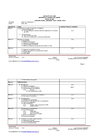 Intention to create legal relations. Lesson Plan Law436 Consideration Civil Law Legal System