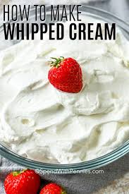 Whipping cream is a bit lighter since it contains less fat than heavy cream, and has about 30 to 36 percent milk fat. How To Make Whipped Cream 3 Ingredients Spend With Pennies