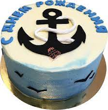 Торт моряку на заказ - более 70 идей! Торт в морском стиле