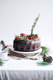 Chocolate Bundt Cake With Orange And Rosemary Bundt Cake Au Chocolat A L Orange Et Au Romarin Cake Chocolat Cuisson De Noel Alimentation