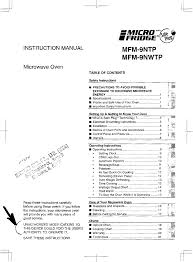 955 Microwave Oven Household User Manual 3 Pages Nisshin