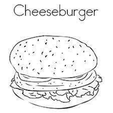 Here is a yummy h for hamburger coloring page. 10 Printable Burger Coloring Pages For Your Little One