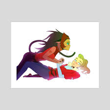 Catradora , an art print by rhiaec art - INPRNT