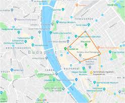 Tourist map of central budapest, hungary. Map Of The Ruin Bar District Of Budapest Download Scientific Diagram