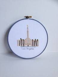 Pdf cross stitch patterns to sew & funny cards to send! Los Angeles Lds Temple Cross Stitch Special Order For Makenzye Etsy Cross Stitch Lds Temples Stitch