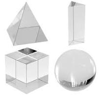 Amazon.com: Paquete de 4 prismas de fotografía de cristal óptico K9,  mejorado, incluye bola de 2.165 in, cubo de 1.969 in, prisma triangular y  ...