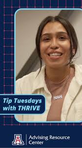 Happy Tip Tuesday with our friends at the @uathrive Center! HUGE thanks to  Rachel Juarez at Thrive (Coordinator, Outreach & Advocacy) for reminding us  all about an essential resource available to all ...