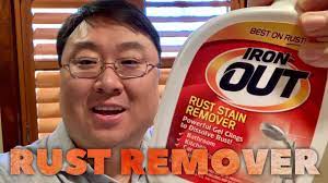 Iron Out Rust Stain Remover Spray Gel Review Youtube