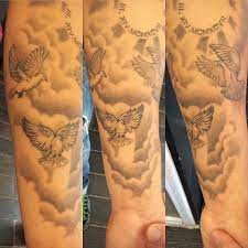 Instagram Photo By Peter Doty Jun 21 2016 At 6 42pm Utc Cloud Tattoo Cloud Tattoo Sleeve Half Sleeve Tattoos Forearm