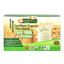 Health Paradise Organic Soya Milk Powder (Less Sugar) 450g  18 Sachets  (Gluten Free) - Lifewinners Organic & Fine Foods