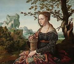 The kingdom? and he said, it is like a seed, a single grain of mustard seed, which a woman took and sowed in her garden. Mary Magdalene Scorel Wikipedia