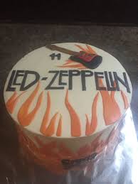 Led Zeppelin Cake Cake Birthday Cake Desserts